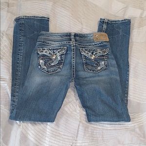 Silver jeans
